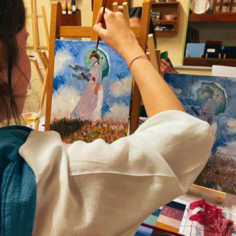 Pintura y vino/vermut para grupos