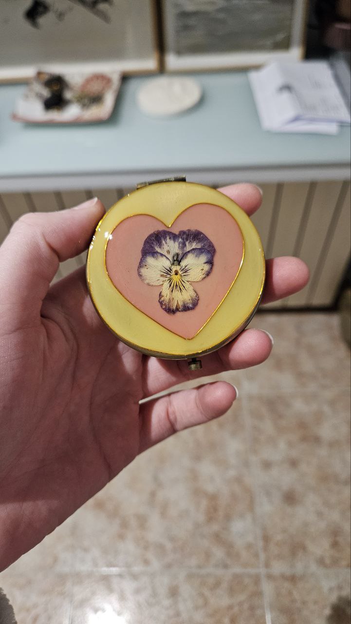 Espejos de bolsillo florales para grupos - Imagen 3
