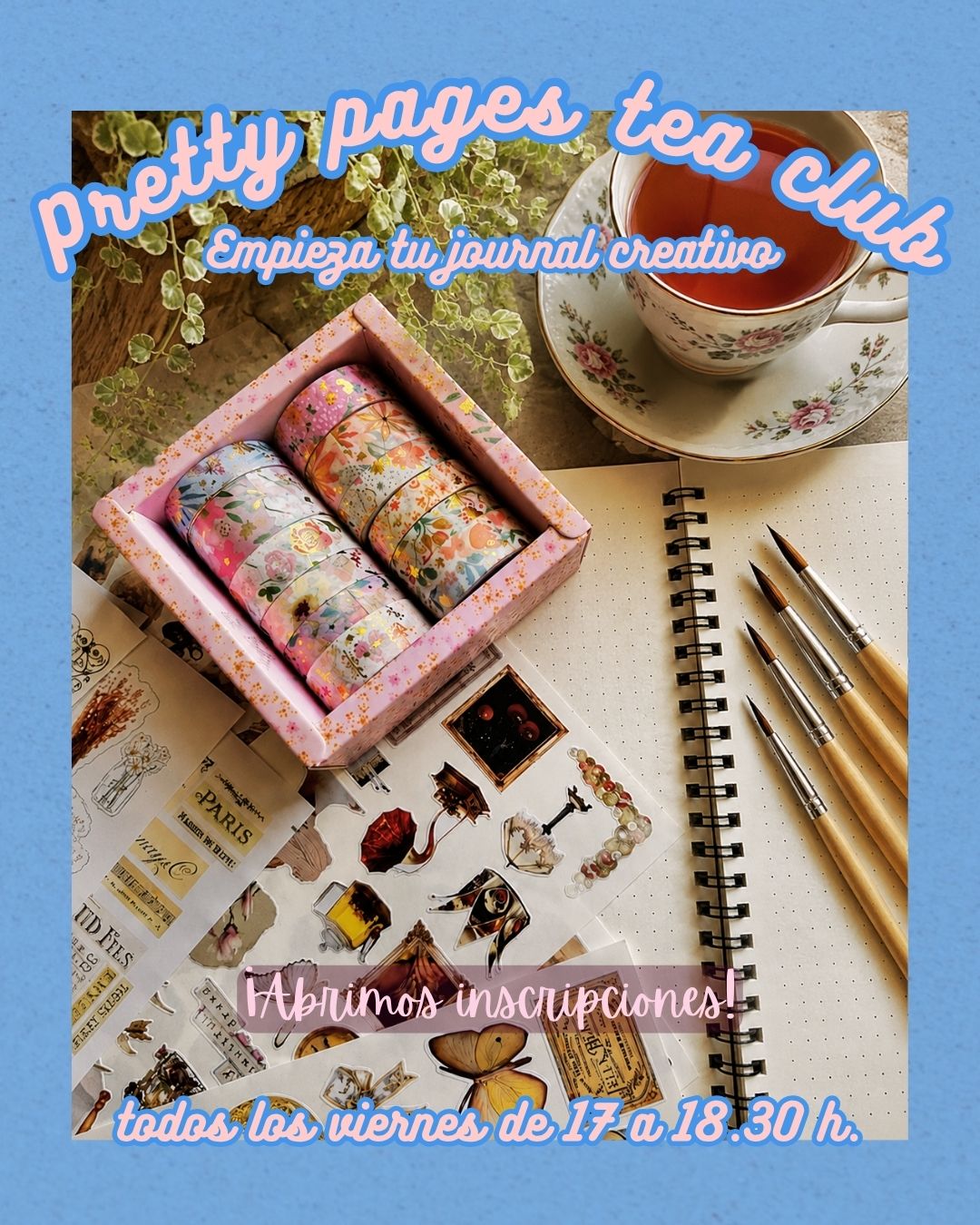 Pretty Pages Tea Club- Journal Creativo Edición 2026-2027 (inscripción) - Imagen 2